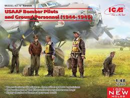 1/48 USAAF Bombers Pilots and Ground Personel (1944-1945)