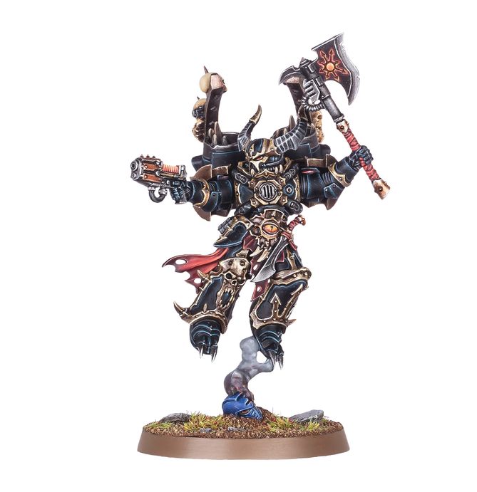 CHAOS SPACE MARINES. CHAOS LORD WITH JUMP PACK