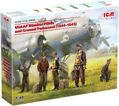 1/48 USAAF Bombers Pilots and Ground Personel (1944-1945)