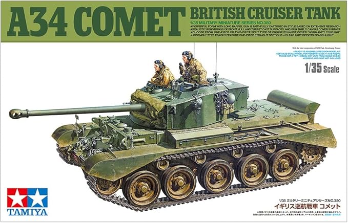 TAMIYA. 1/35 British tank A34 Comet