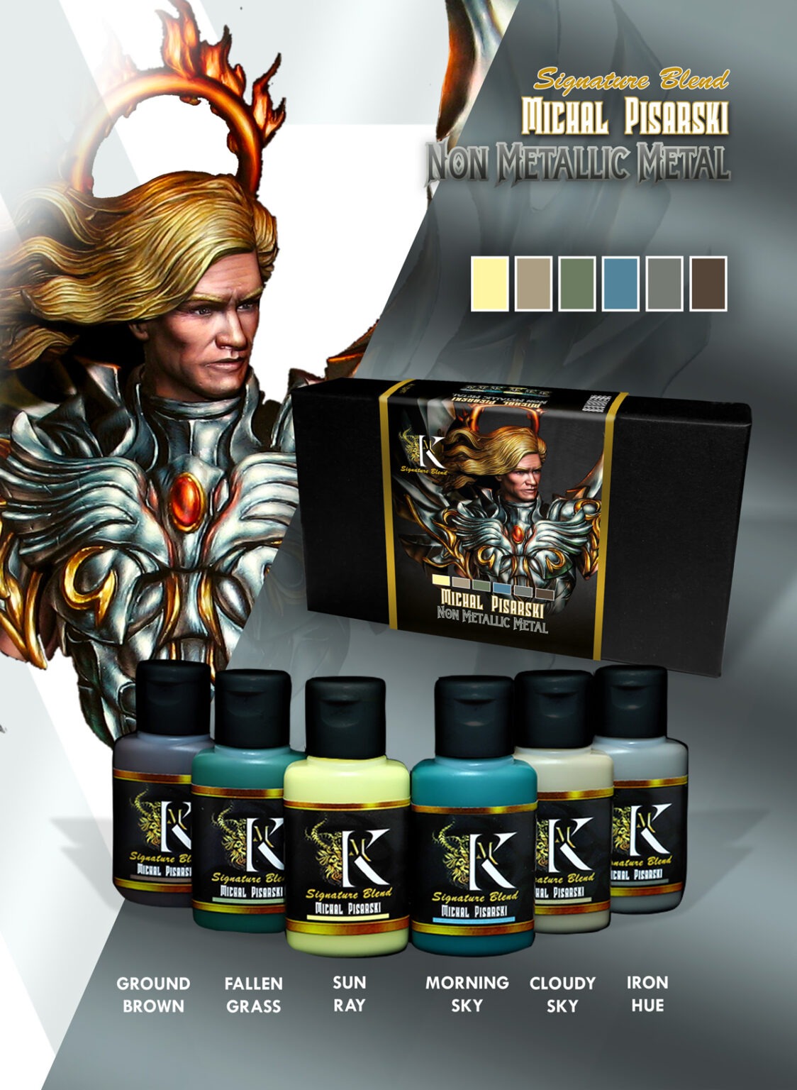 Kimera Kolors – MICHAL PISARSKI SIGNATURE SET – Non Metallic Metal
