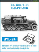 ATL - 24 FRUATL024. 1:35 Friulmodel Track link set Sd. Kfz.7-8t HALFTRACK (120 links)