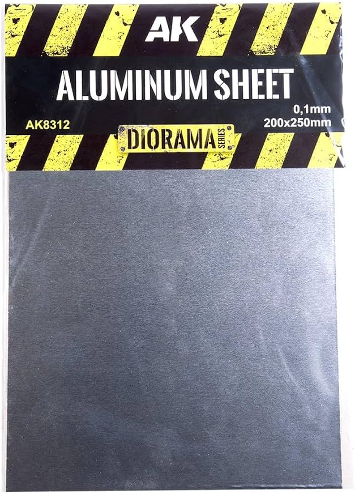 AK8312 Aluminum sheet 100UM 200x250MM