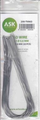 ASKT0063 ASK/Art Scale - Lead Wire 0.6mm x 250mm (20 pza)
