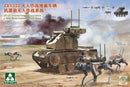TAK02223 1:35 Takom Zry222 unmanned combat ground vehicle & robot wolves Unmanned combat system