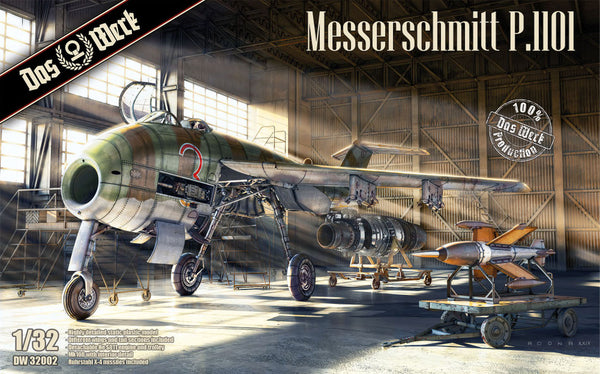 DAS WERK: 1/32 Messerschmitt P.1101 (2 in 1)