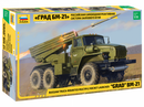 ZVEZDA - Russian Truck-Mounted Multiple Rocket Launcher “GRAD” BM-21