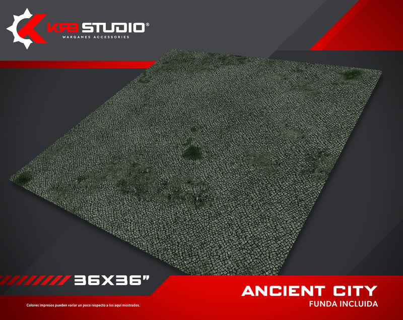 KRB Studio: Ancient city  Mat 36''x36''