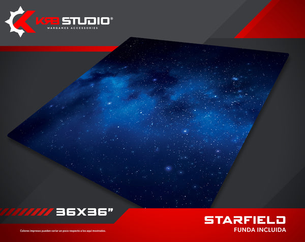 KRB studio: starfield Mat 36" x 36"