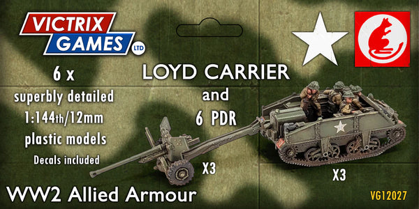 Loyd Carrier and 6pdr plus crews