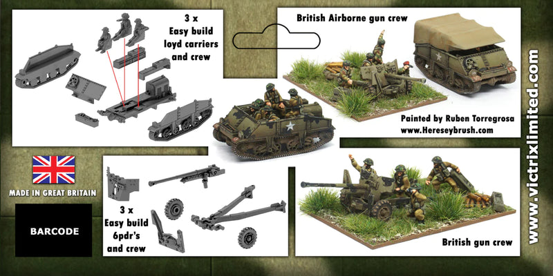 VICTRIX Loyd Carrier and 6pdr plus crews