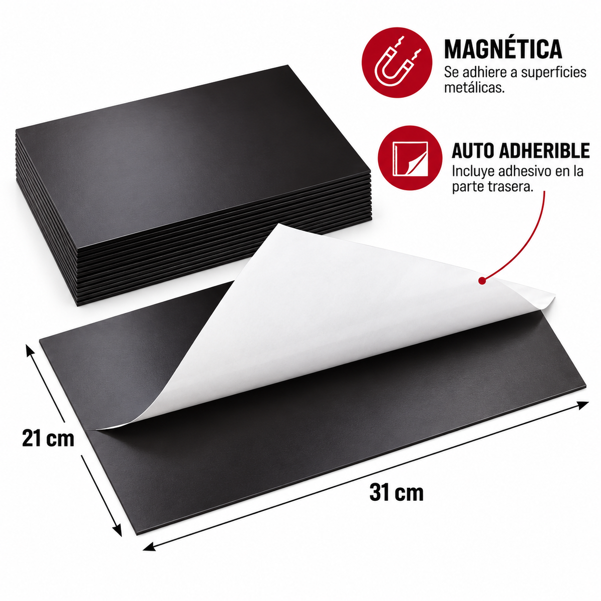 Hoja Mágnetica  autoadherible