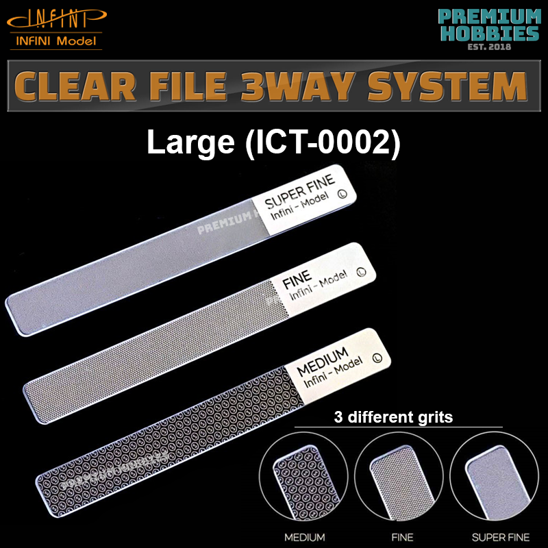 INFICT0002 INFINI MODEL CLEAR FILE 3 WAY SYSTEM (LARGE SIZE)