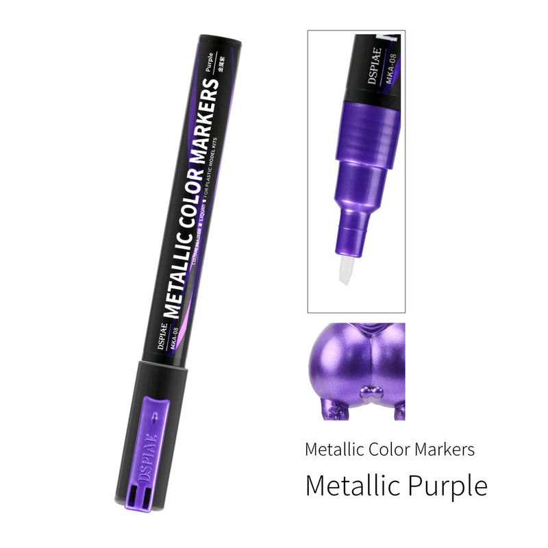 DSP-MKA-08 DSPIAE Super Metallic Colors Markers - Metallic Purple