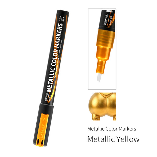 DSP-MKA-03 DSPIAE Super Metallic Colors Markers - Metallic Yellow