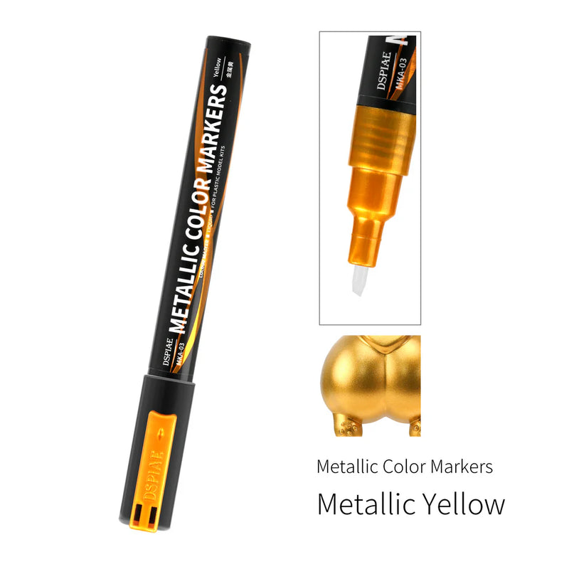 DSP-MKA-03 DSPIAE Super Metallic Colors Markers - Metallic Yellow