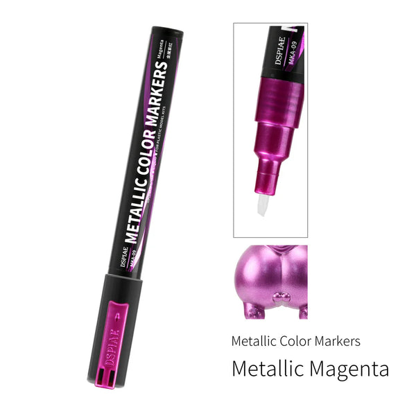 DSP-MKA-09 DSPIAE Super Metallic Colors Markers - Metallic Magenta