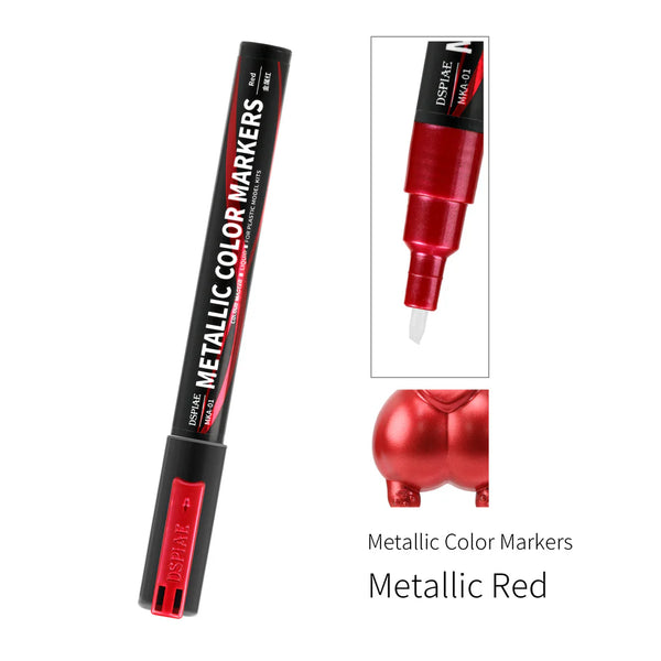 DSP-MKA-01 DSPIAE Super Metallic Colors Markers - Metallic Red