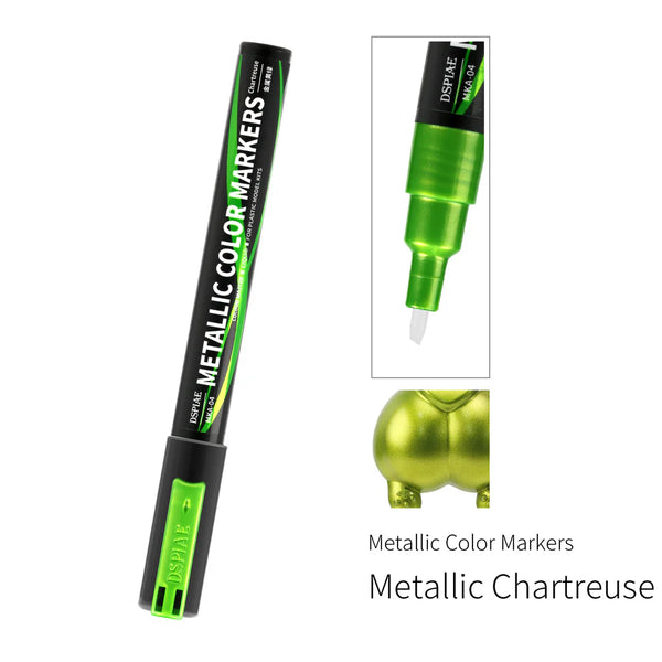 DSP-MKA-04 DSPIAE Super Metallic Colors Markers - Metallic Chartreuse