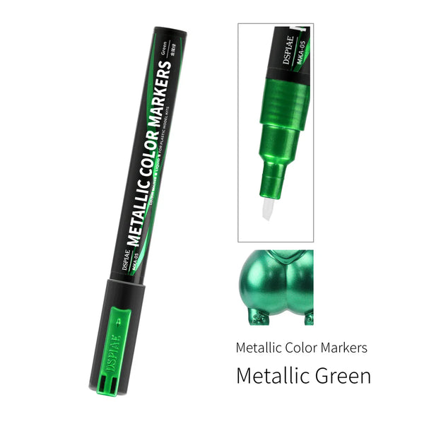 DSP-MKA-05 DSPIAE Super Metallic Colors Markers - Metallic Green