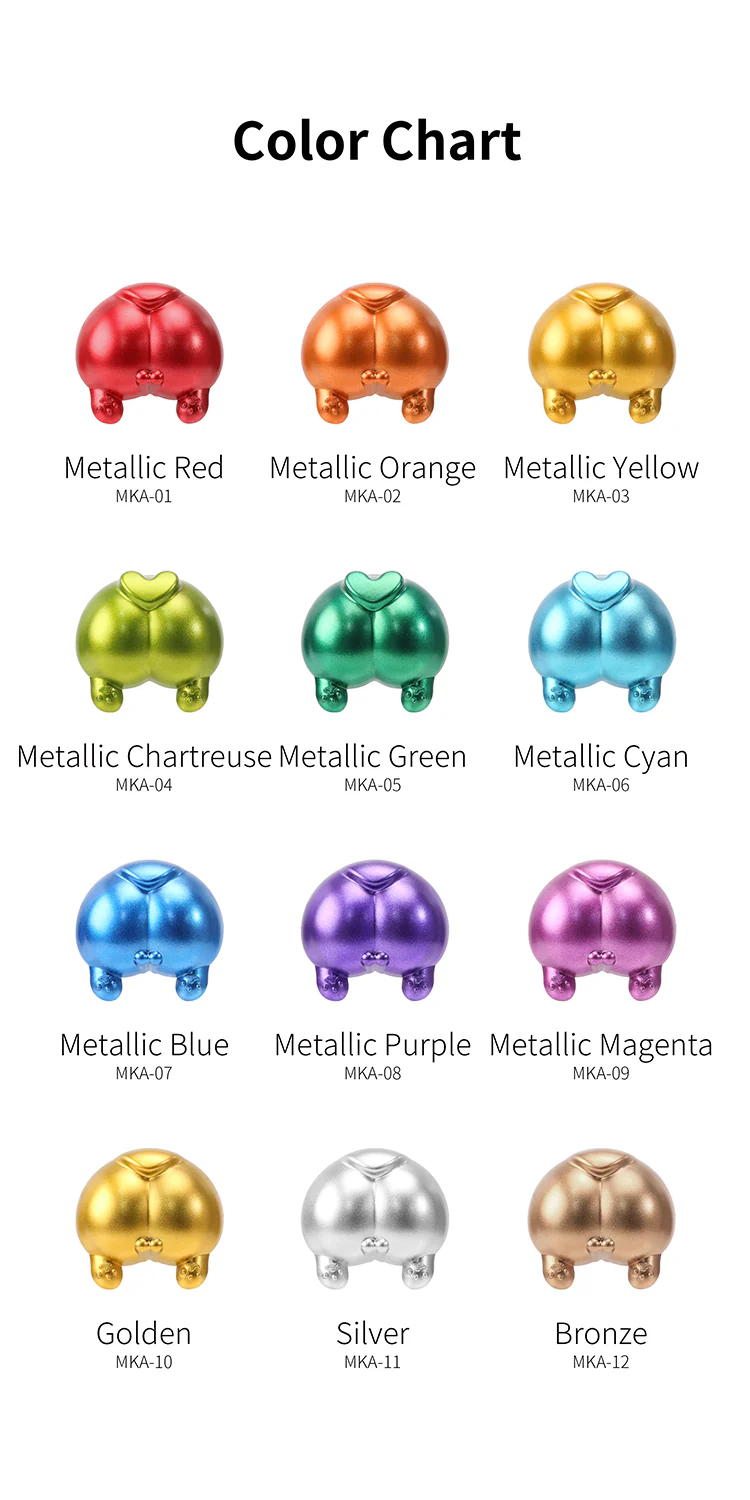 DSP-MKA-08 DSPIAE Super Metallic Colors Markers - Metallic Purple