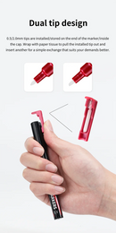 DSP-MKA-03 DSPIAE Super Metallic Colors Markers - Metallic Yellow