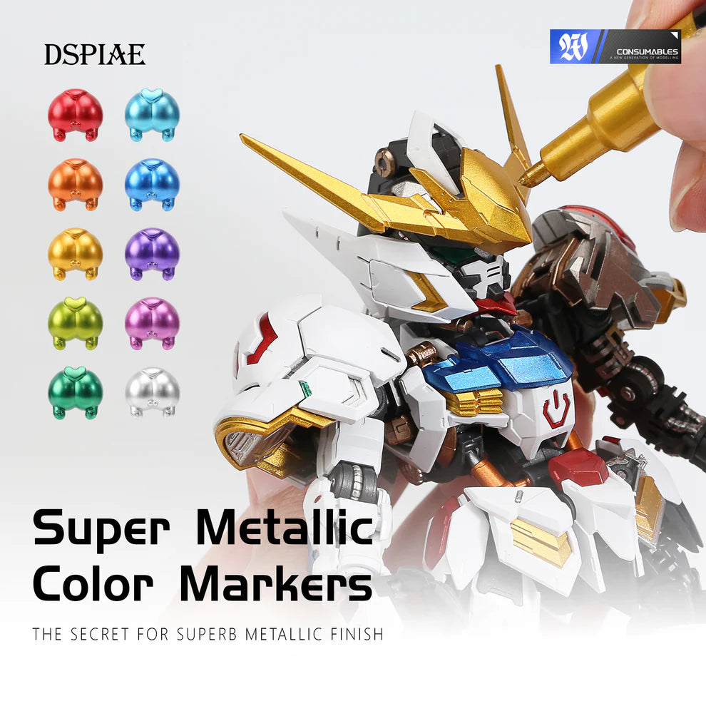 DSP-MKA-08 DSPIAE Super Metallic Colors Markers - Metallic Purple