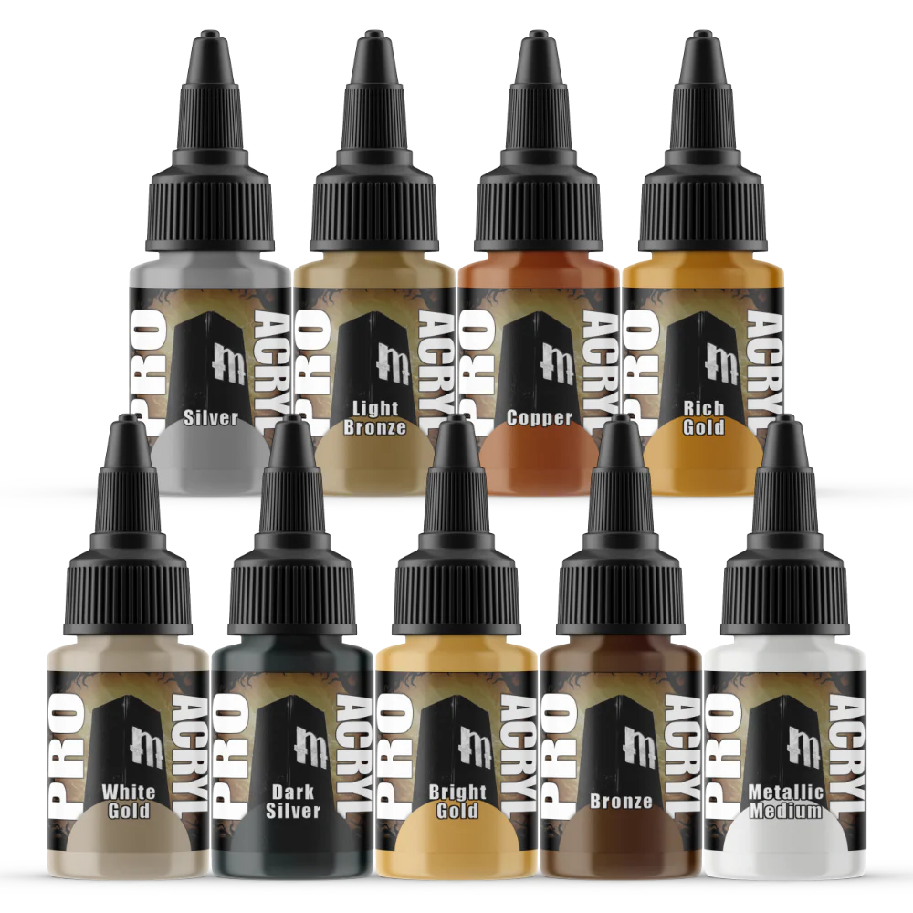 Pro Acryl Metallic Set - 9 colores