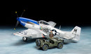 TAMIYA P-51D MUSTANG & 1/4 4X4 LIGHT VEHICLE
