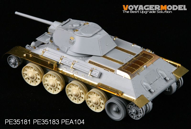 Photodécoupe pour PE351811/35 T-34/76 STZ Mod.1941 (Pour DRAGON 6355)