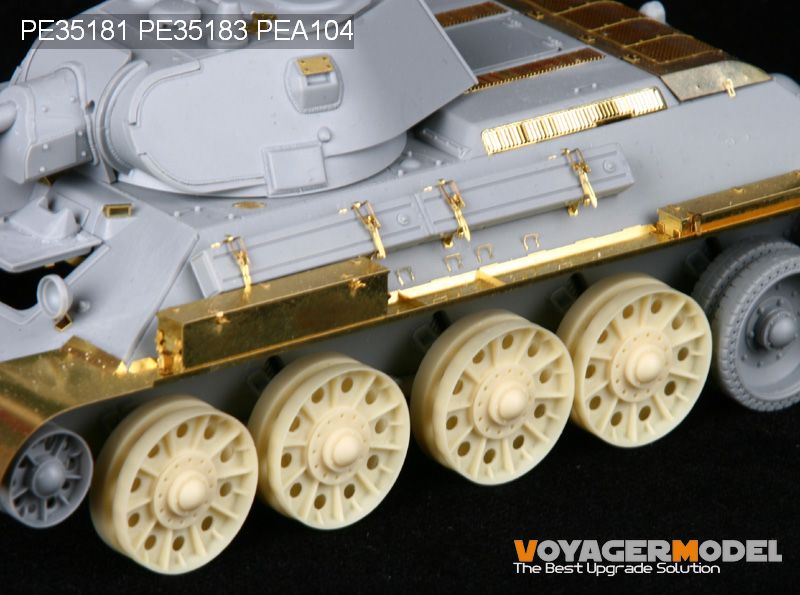 Fotocortado para PE351811/35 T-34/76 STZ Mod.1941 (For DRAGON 6355)