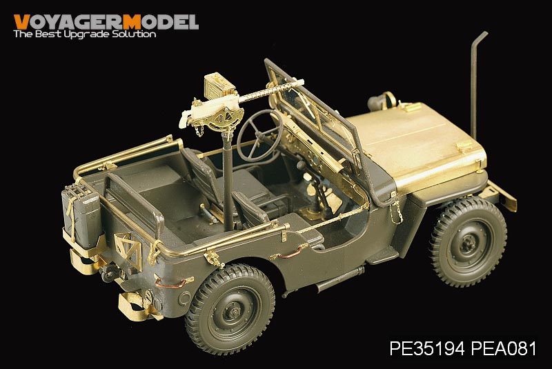 Photodécoupe pour Jeep Willys MB américaine (pour TAMIYA 35219)