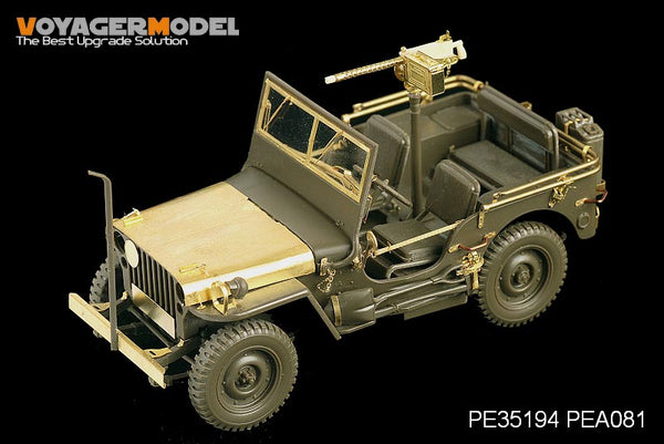 Photodécoupe pour Jeep Willys MB américaine (pour TAMIYA 35219)