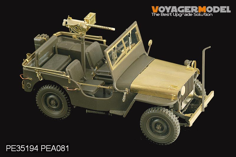 Photodécoupe pour Jeep Willys MB américaine (pour TAMIYA 35219)