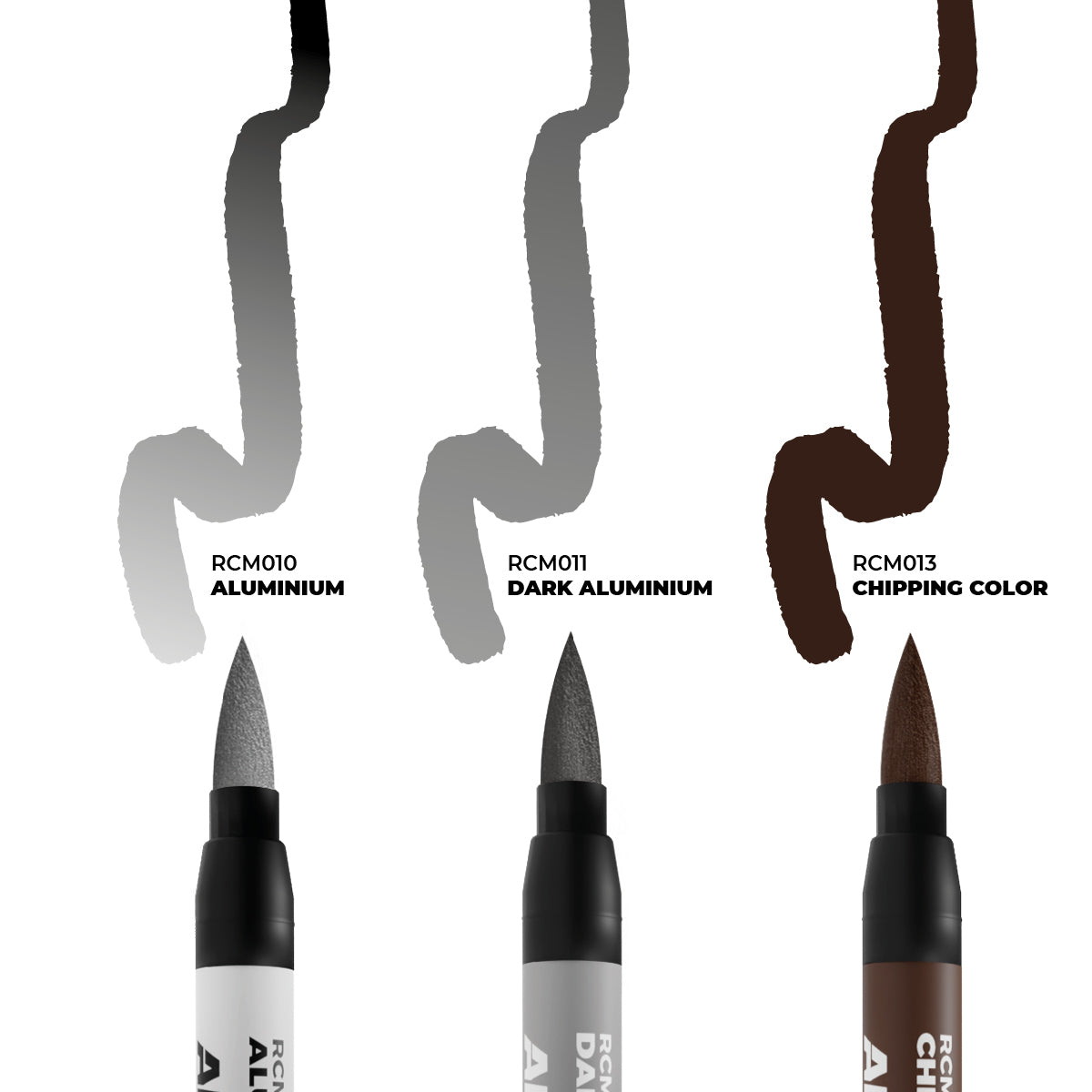AK RCM105 REAL COLORS MARKERS CHIPPING SET 3