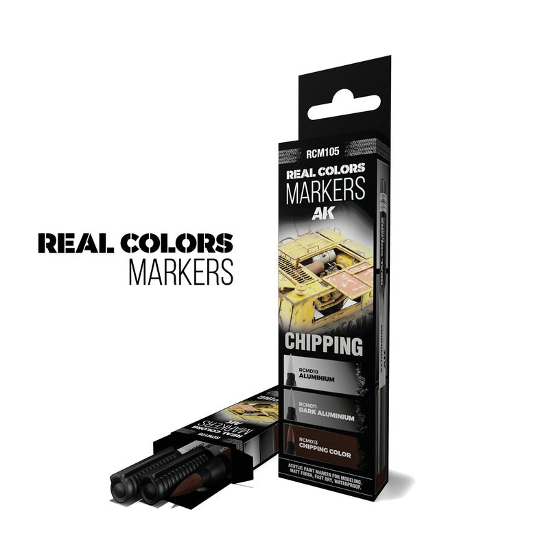 AKN RCM105 REAL COLORS MARKERS CHIPPING SET 3