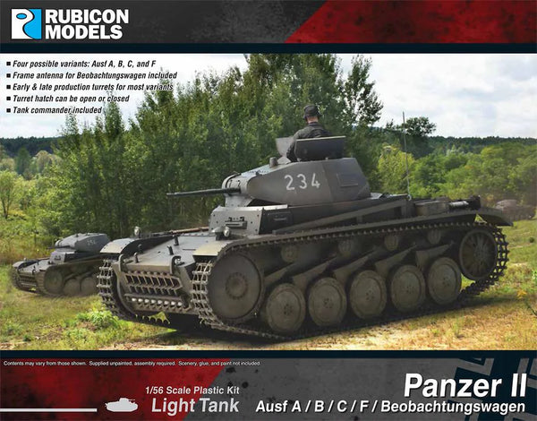 Rubicon models - 280112 Panzer II Ausf A-B-C-F