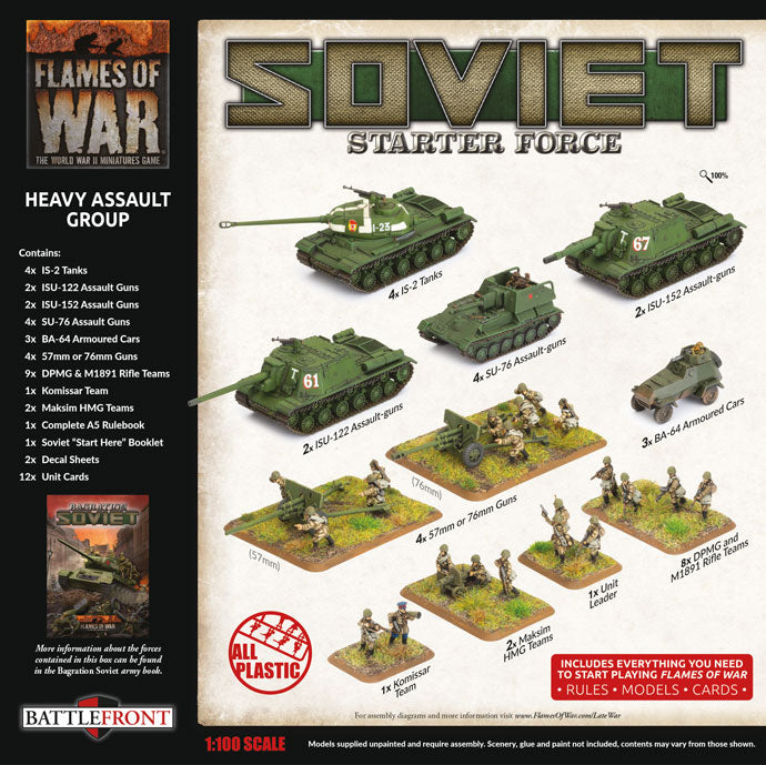 Flames of War Soviet LW ´Heavy Assault Group Army