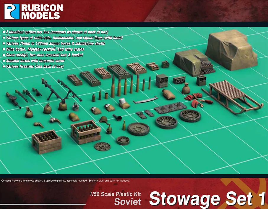 Rubicon models - 280117 Soviet Stowage Set 1