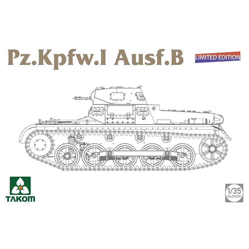 TAK02145B 1:35 Takom Panzer Pz.Kpfw.I Ausf.B