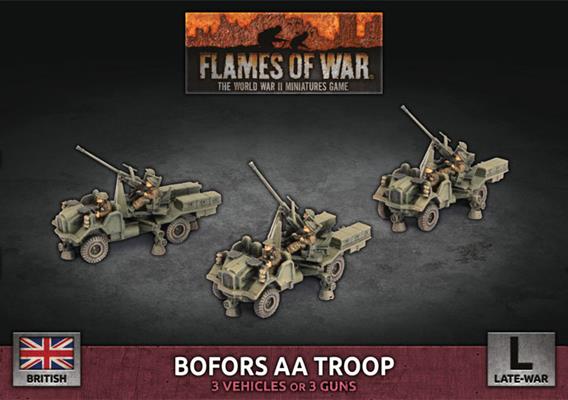 Flames of War Bofors AA Troop (3x)