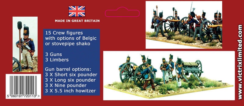 British Napleonic Foot Artillery VX0010