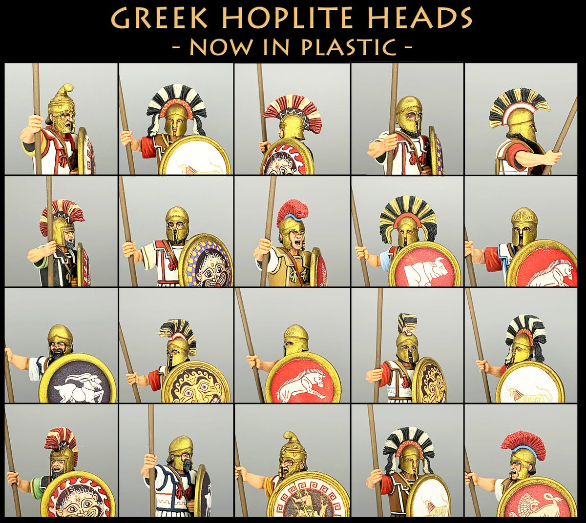 VICTRIX.: Greek Hoplite Heads