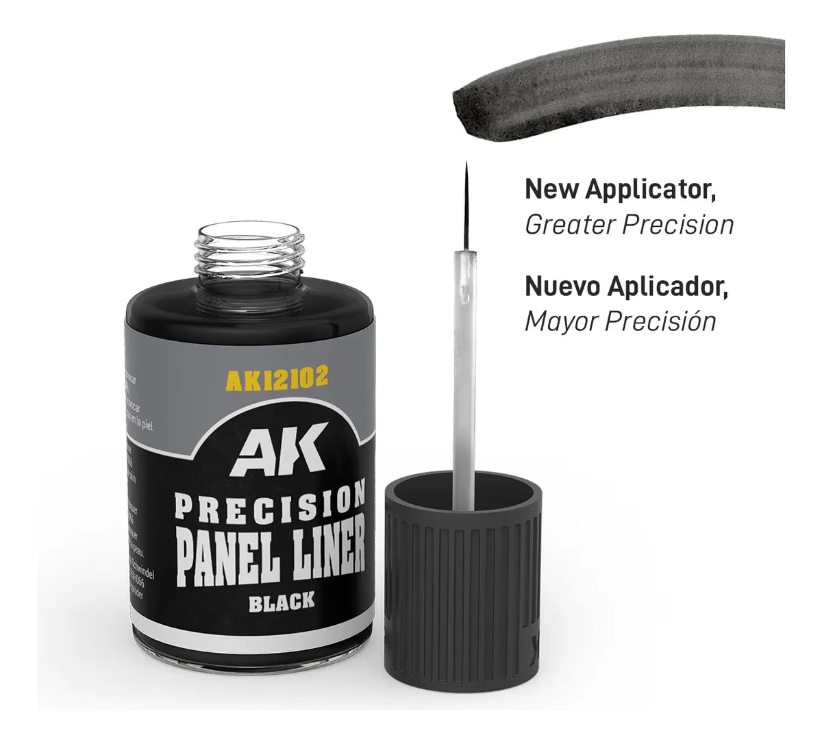 AK12102 Precision Paneliner BLACK (30ml)
