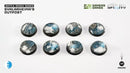 Gamers Grass: Battle ready Bases: Svalarheima’s Outpost Round  25mm (8x Designed for Infinity)
