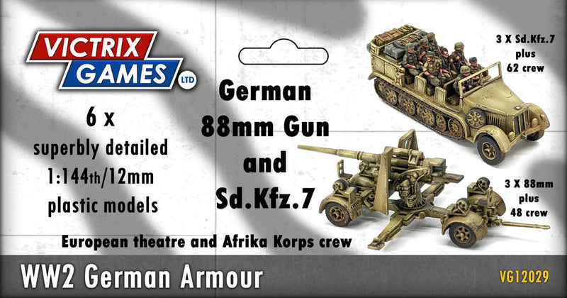 VICTRIX.: German 88m Gun and Sd.Kfz.7