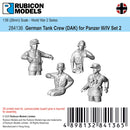 Rubicon Model. 284136 German PzIII/IV Tank Crew (DAK) Set 2- Resin