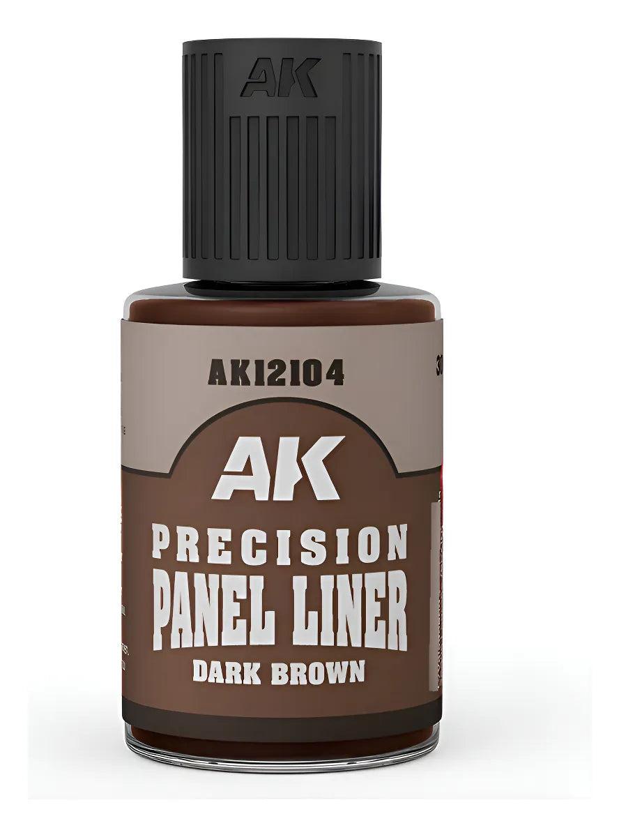 AK12104 Precision Paneliner DARK BROWN (30ml)