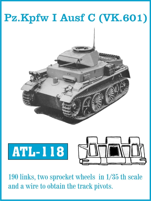 Friuelmodel. ATL-118 Pz.KpfwbI Aufs C (VK.601). 1/35 scale 