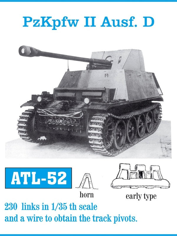 Friulmodel. ATL-052 PzKpfw II Ausf. D. Scale 1/35